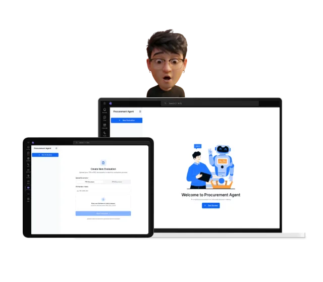 FAO-UN Nepal Procurement AI Agent application preview